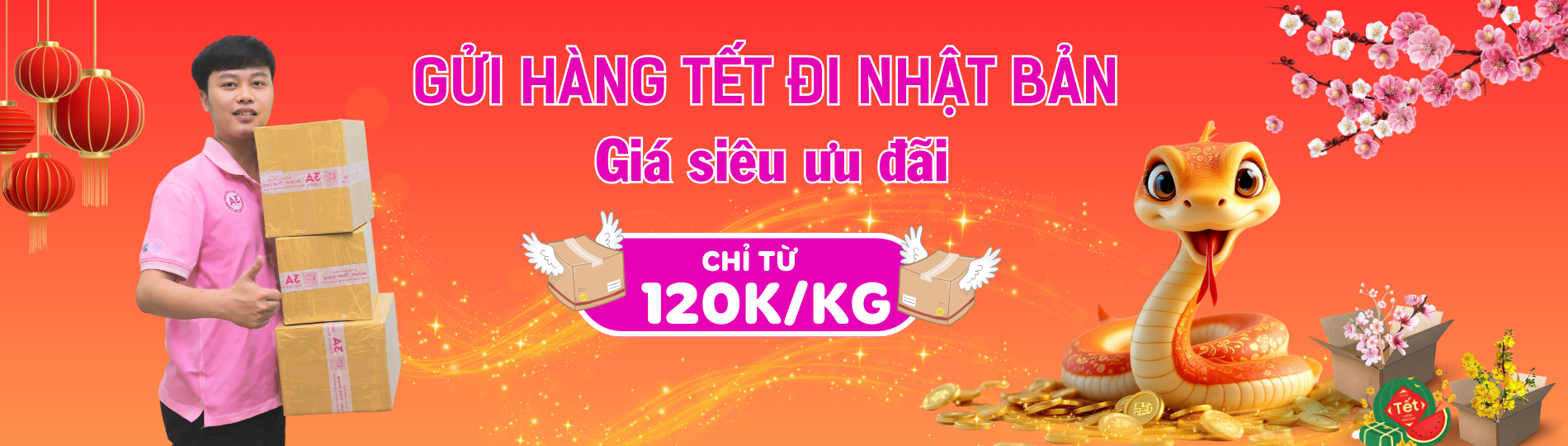 Gửi Hàng Tết Đi Nhật Bản